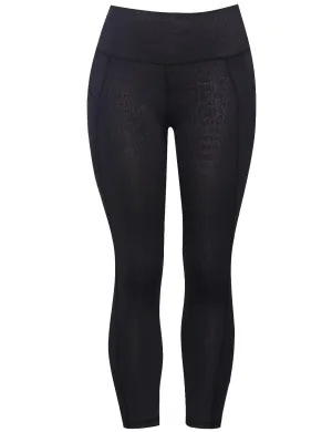 22" inseam 3D Printed Pilates Pants CROCODILE_Pilates