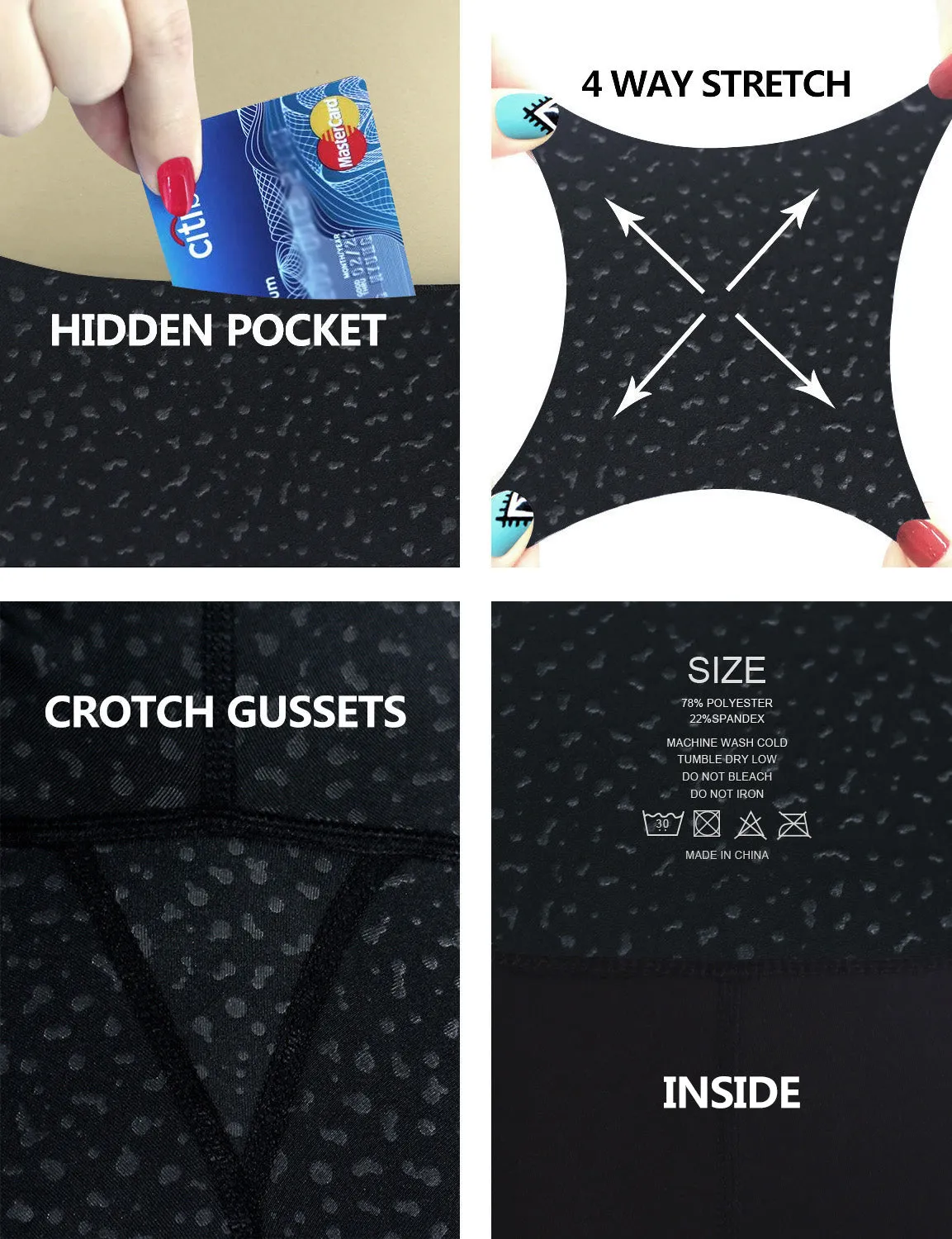 26" inseam 3D Printed yogastudio Pants LEOPARD_yogastudio