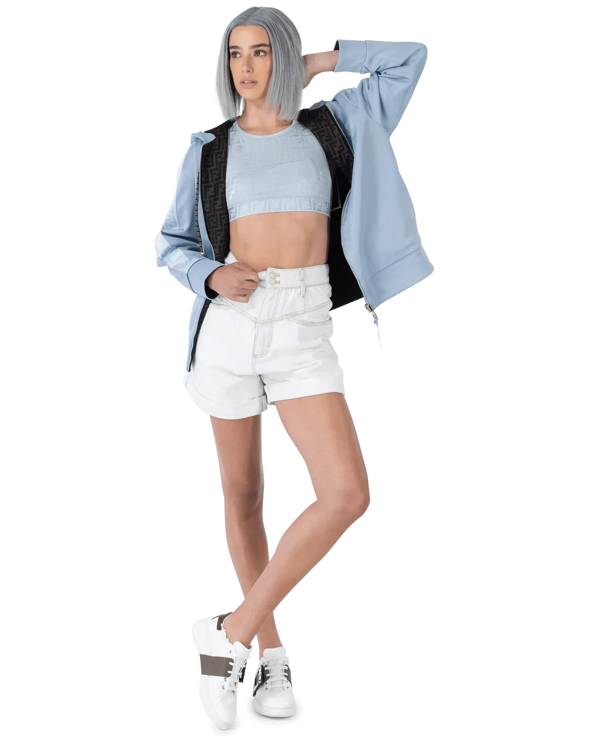 A-Line Denim Shorts