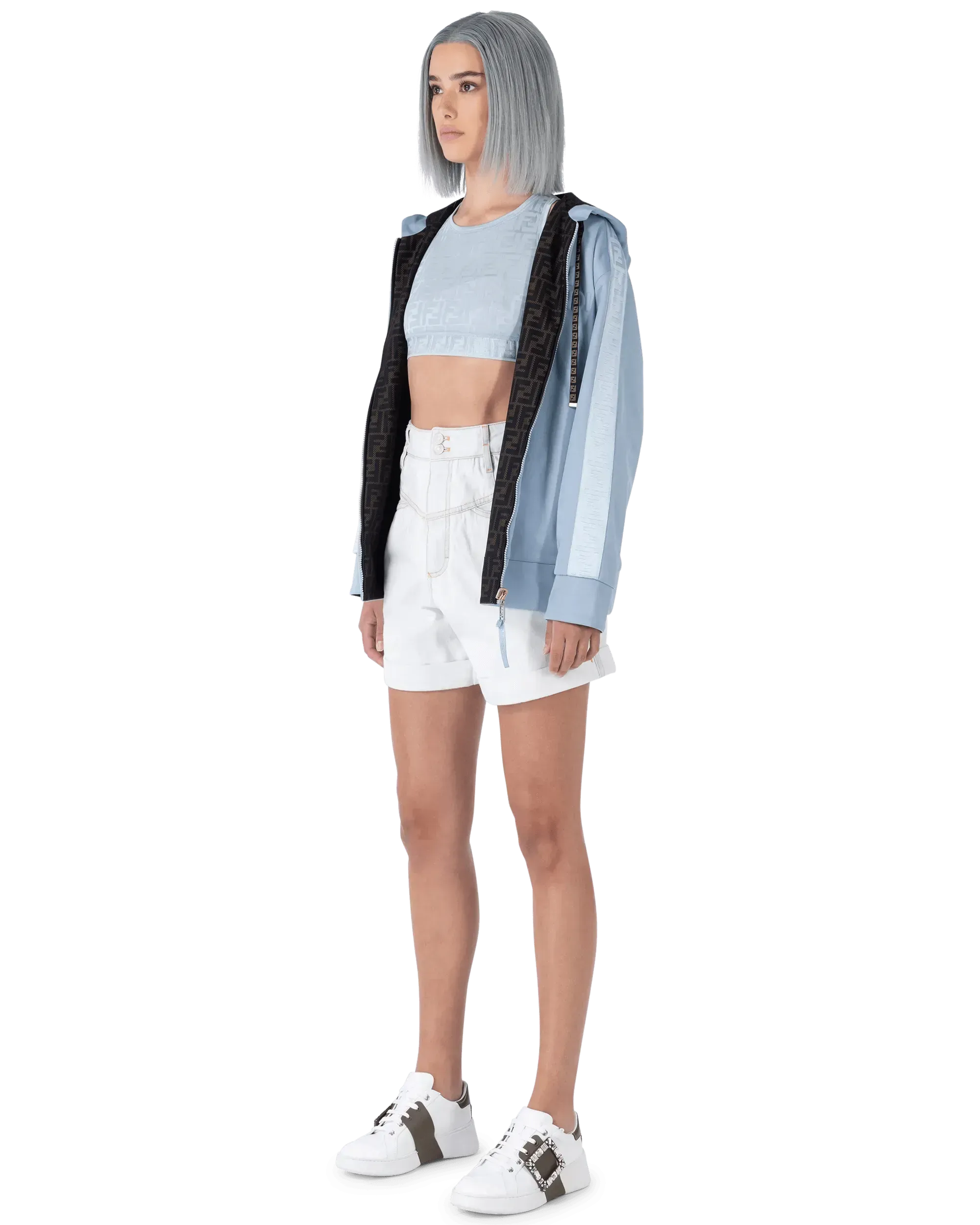 A-Line Denim Shorts