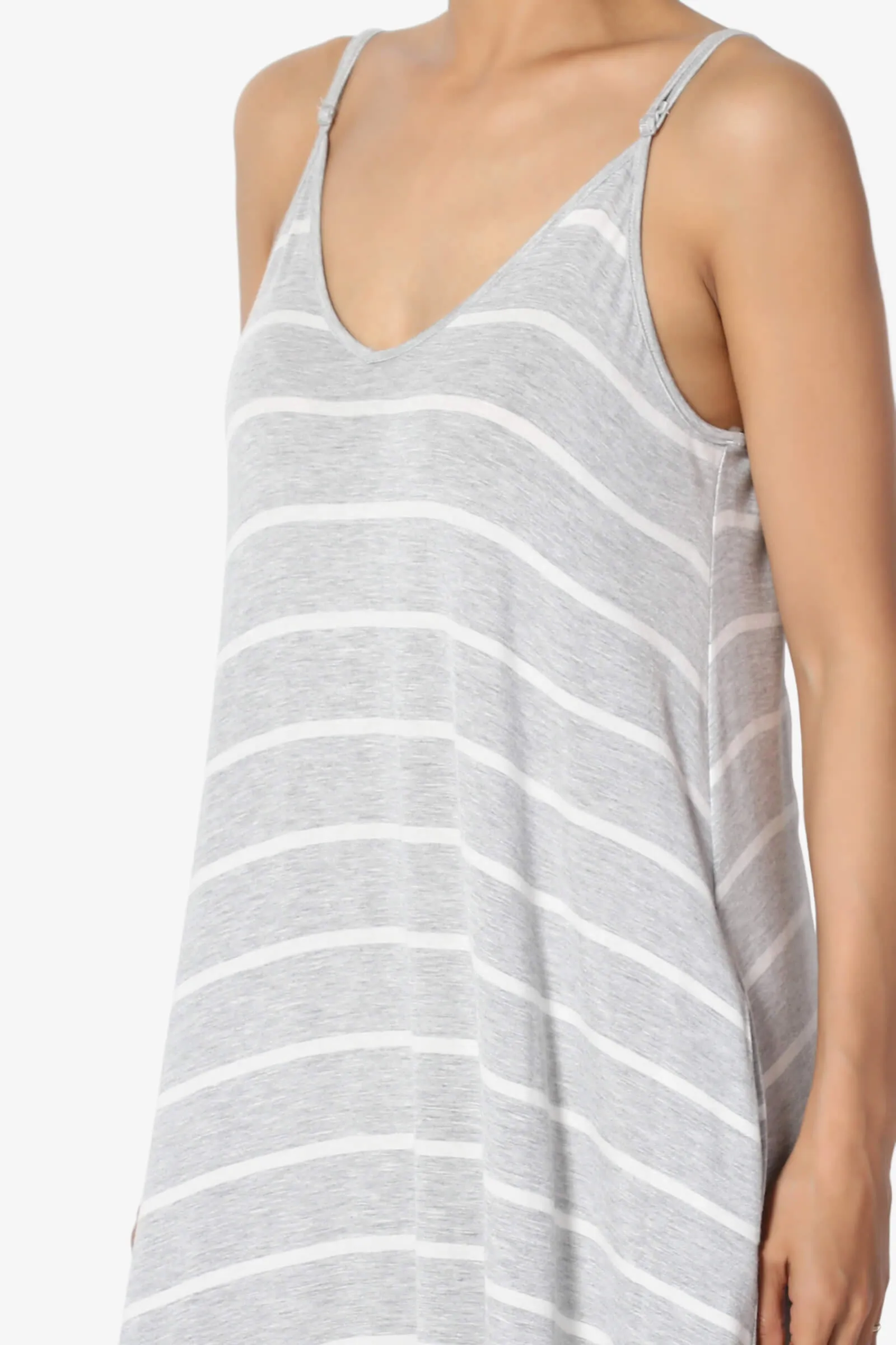 Adilette Striped Cami Maxi Dress