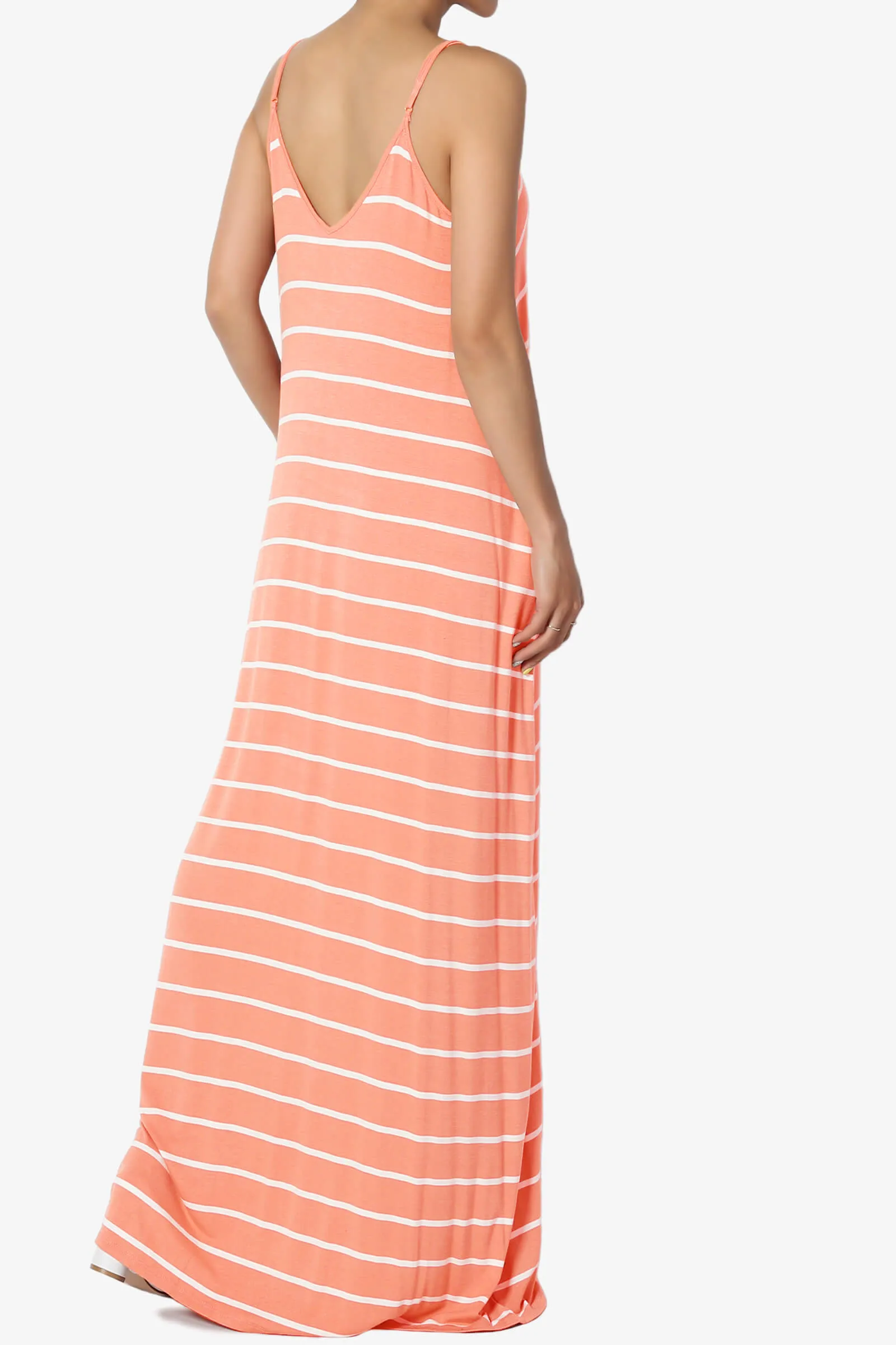 Adilette Striped Cami Maxi Dress