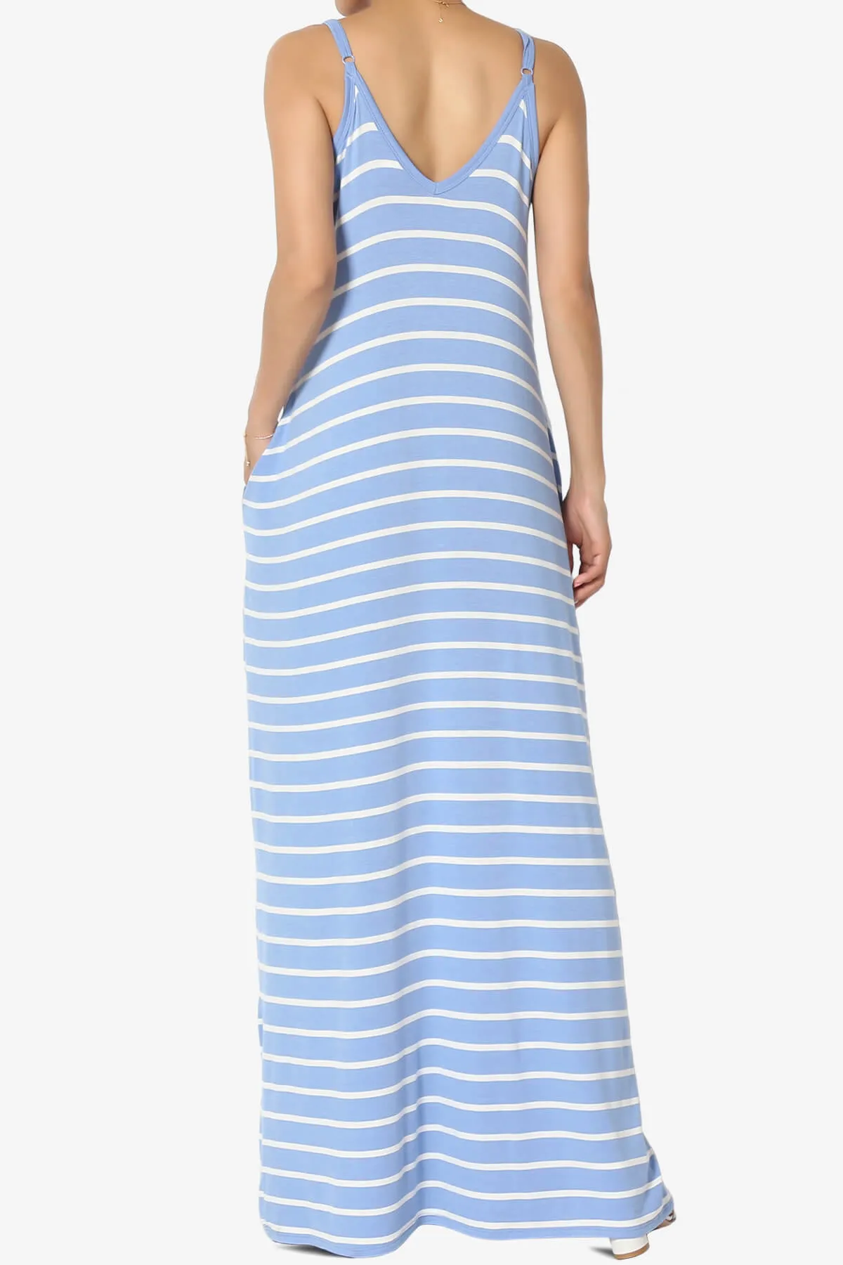 Adilette Striped Cami Maxi Dress