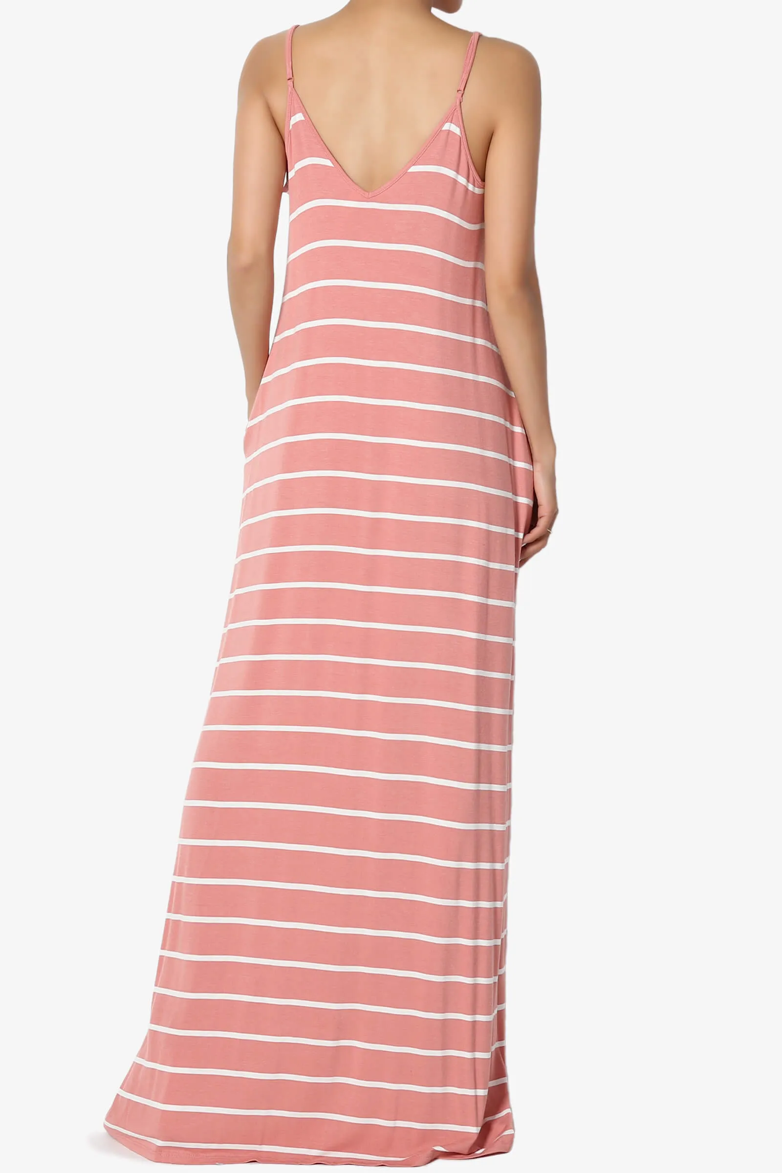 Adilette Striped Cami Maxi Dress