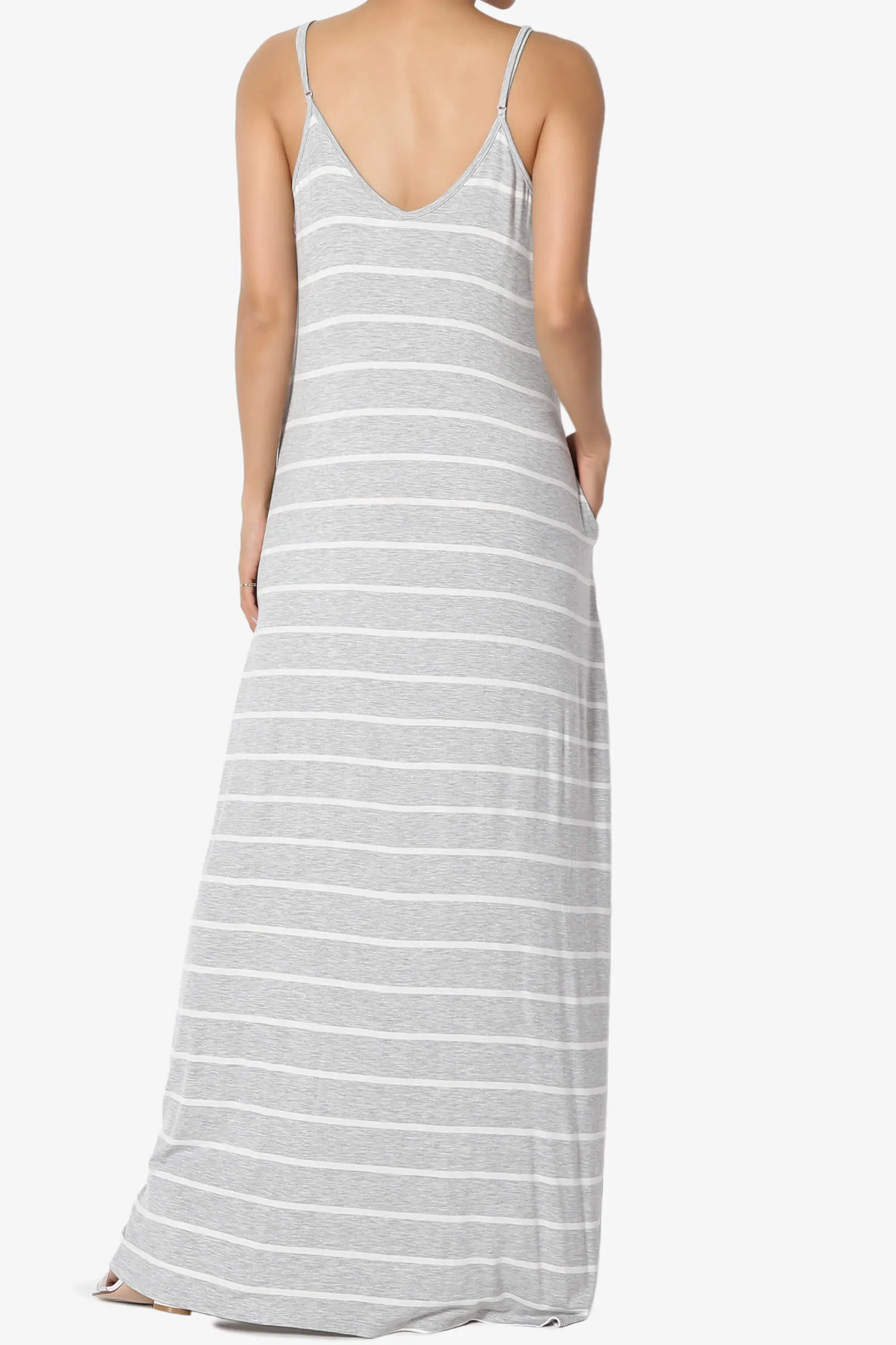 Adilette Striped Cami Maxi Dress