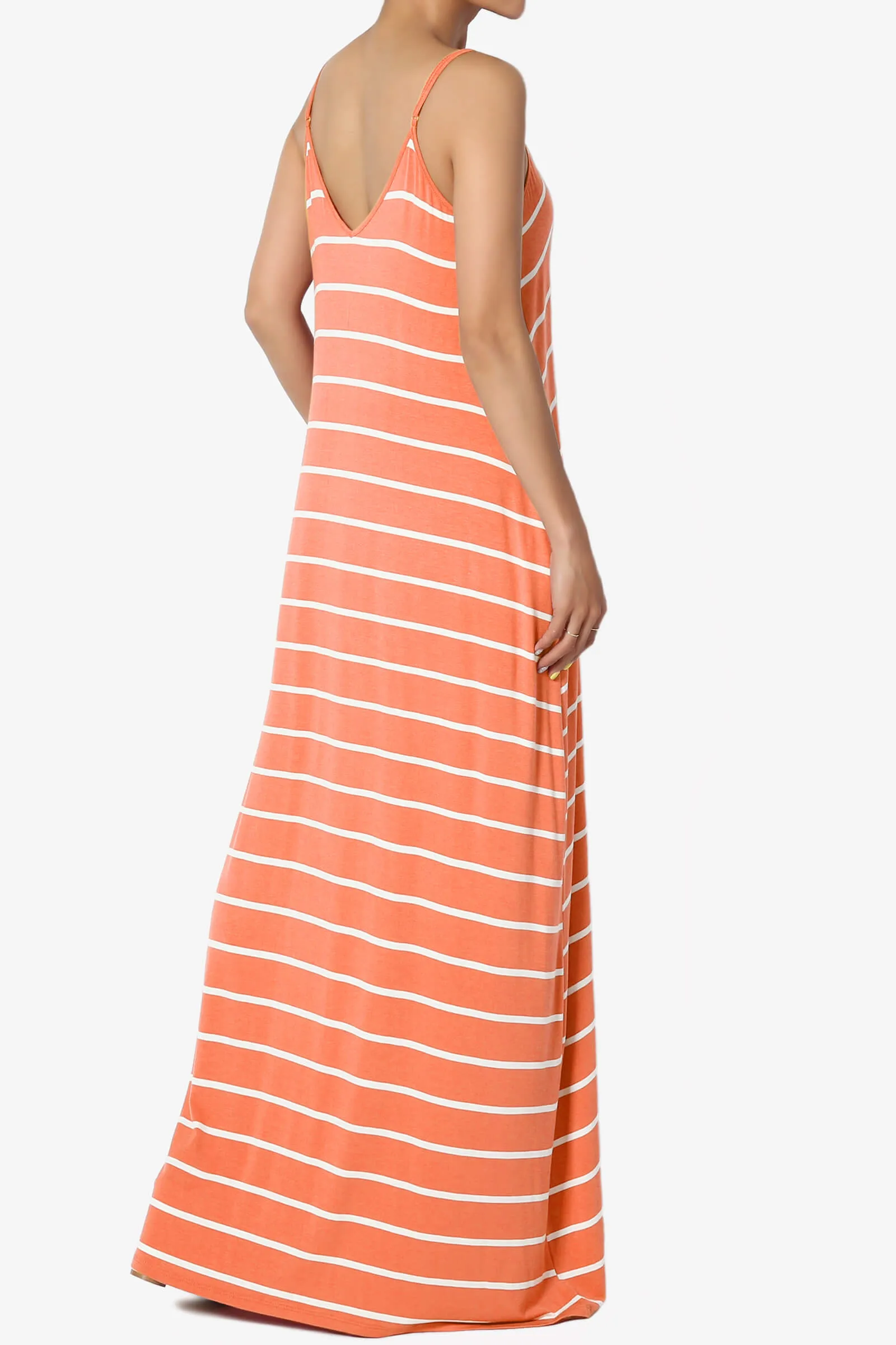 Adilette Striped Cami Maxi Dress