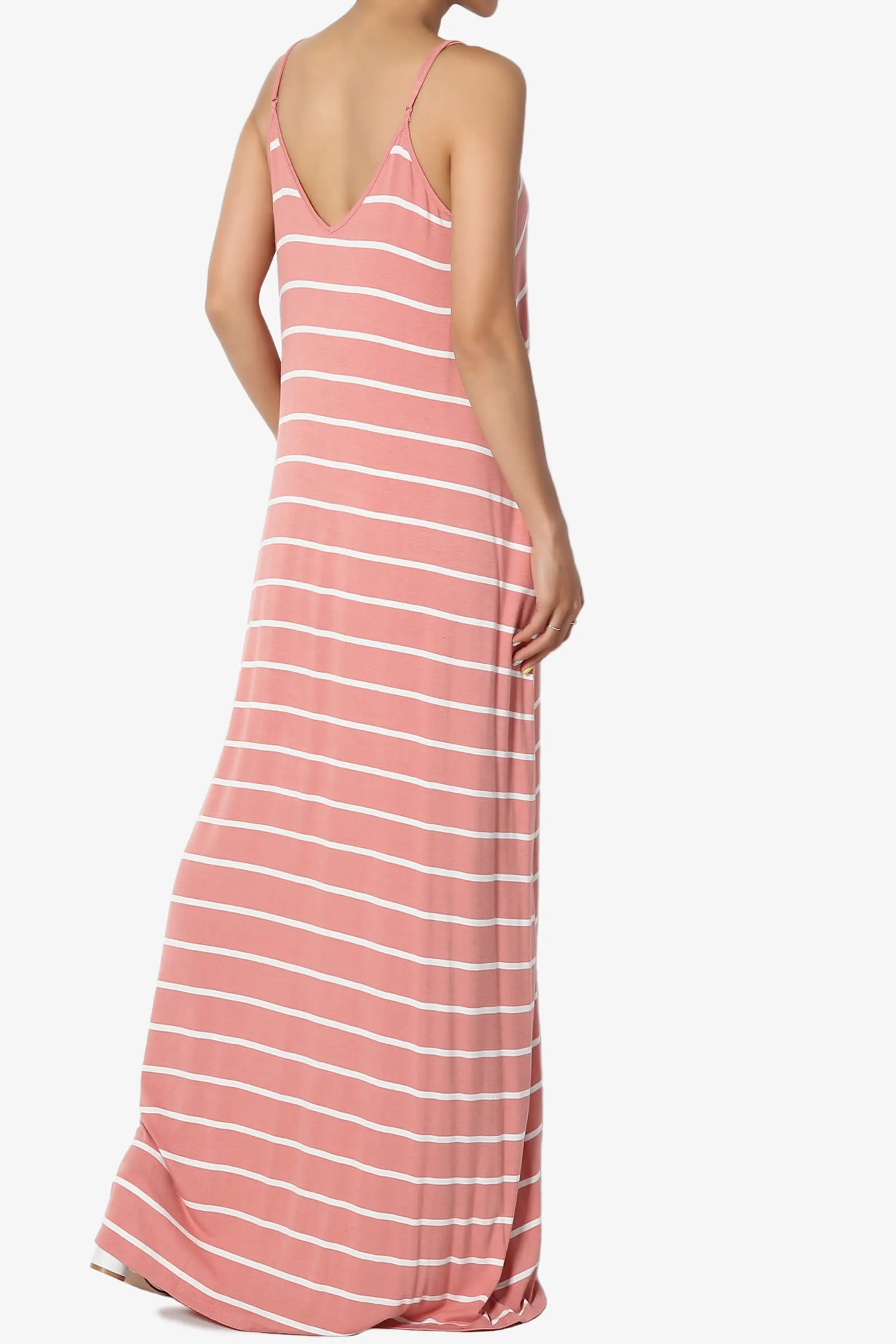 Adilette Striped Cami Maxi Dress