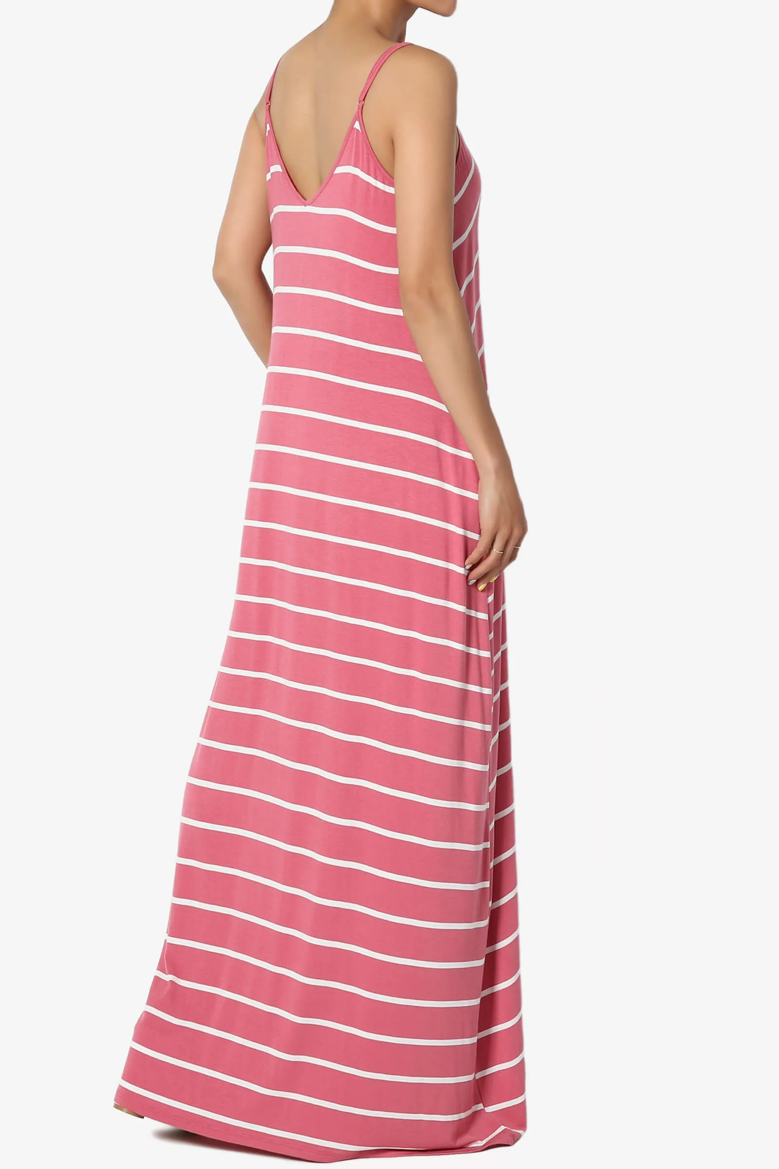Adilette Striped Cami Maxi Dress
