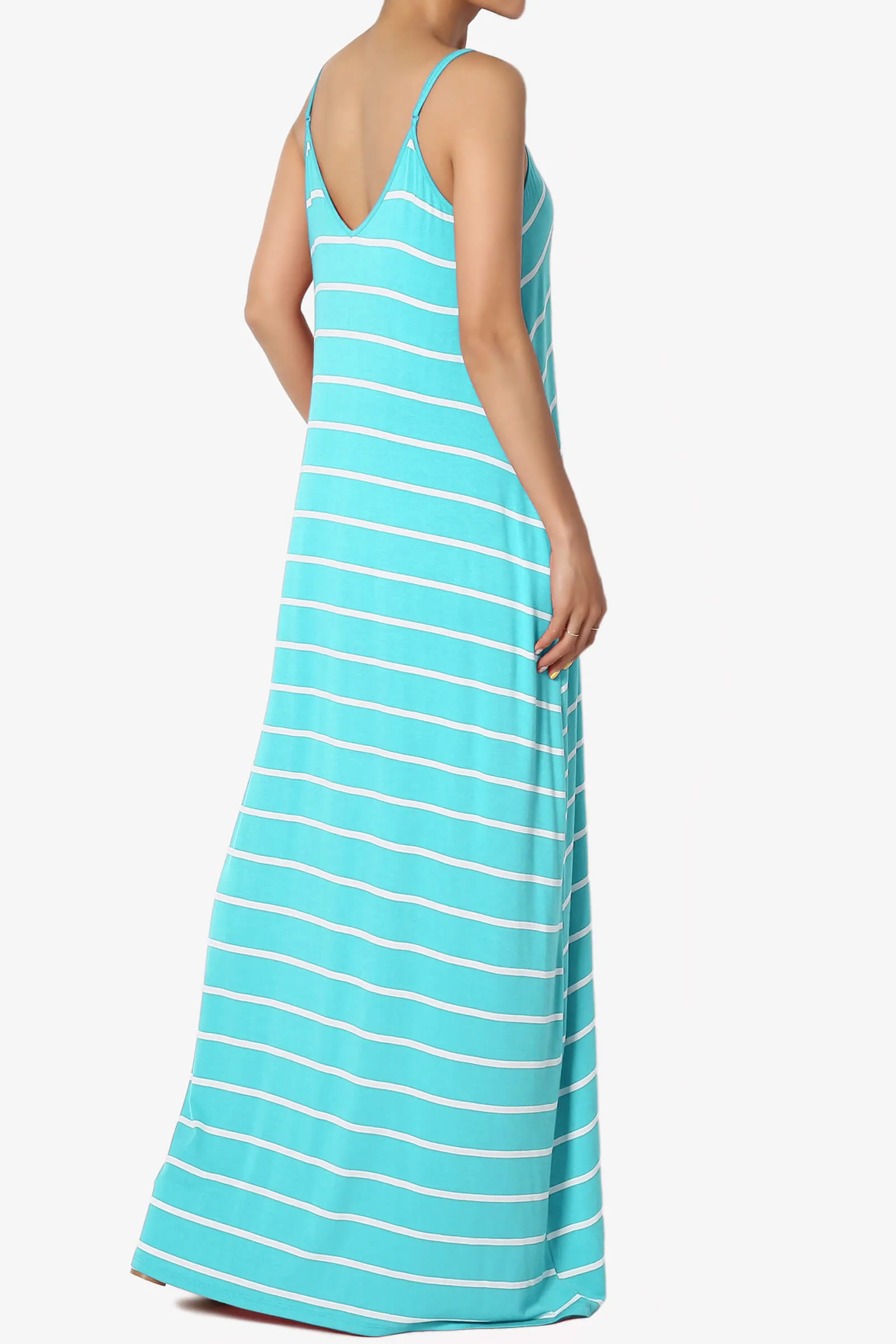 Adilette Striped Cami Maxi Dress