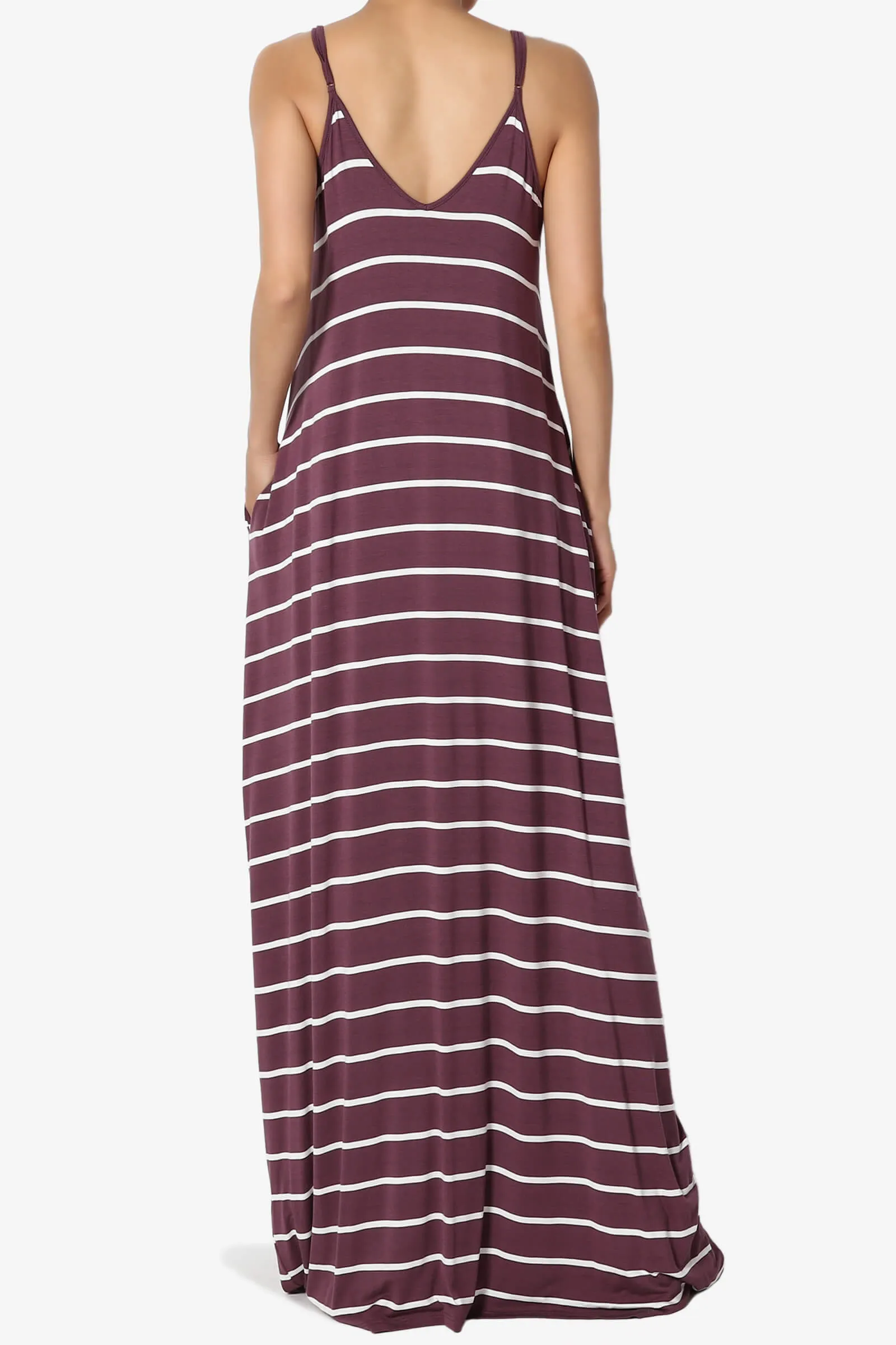 Adilette Striped Cami Maxi Dress