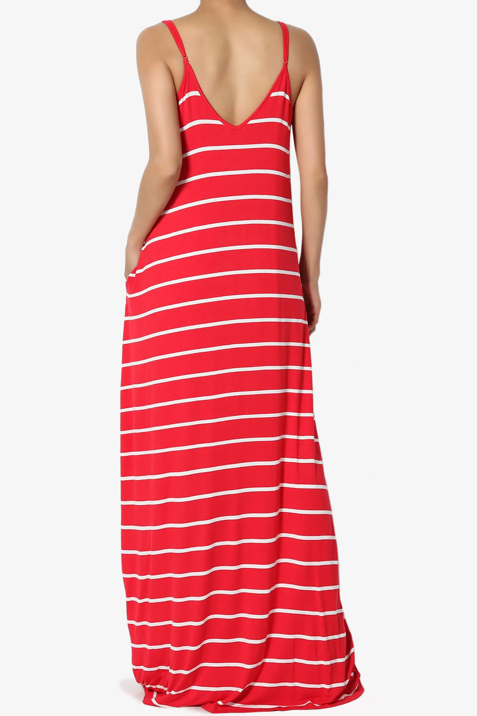 Adilette Striped Cami Maxi Dress