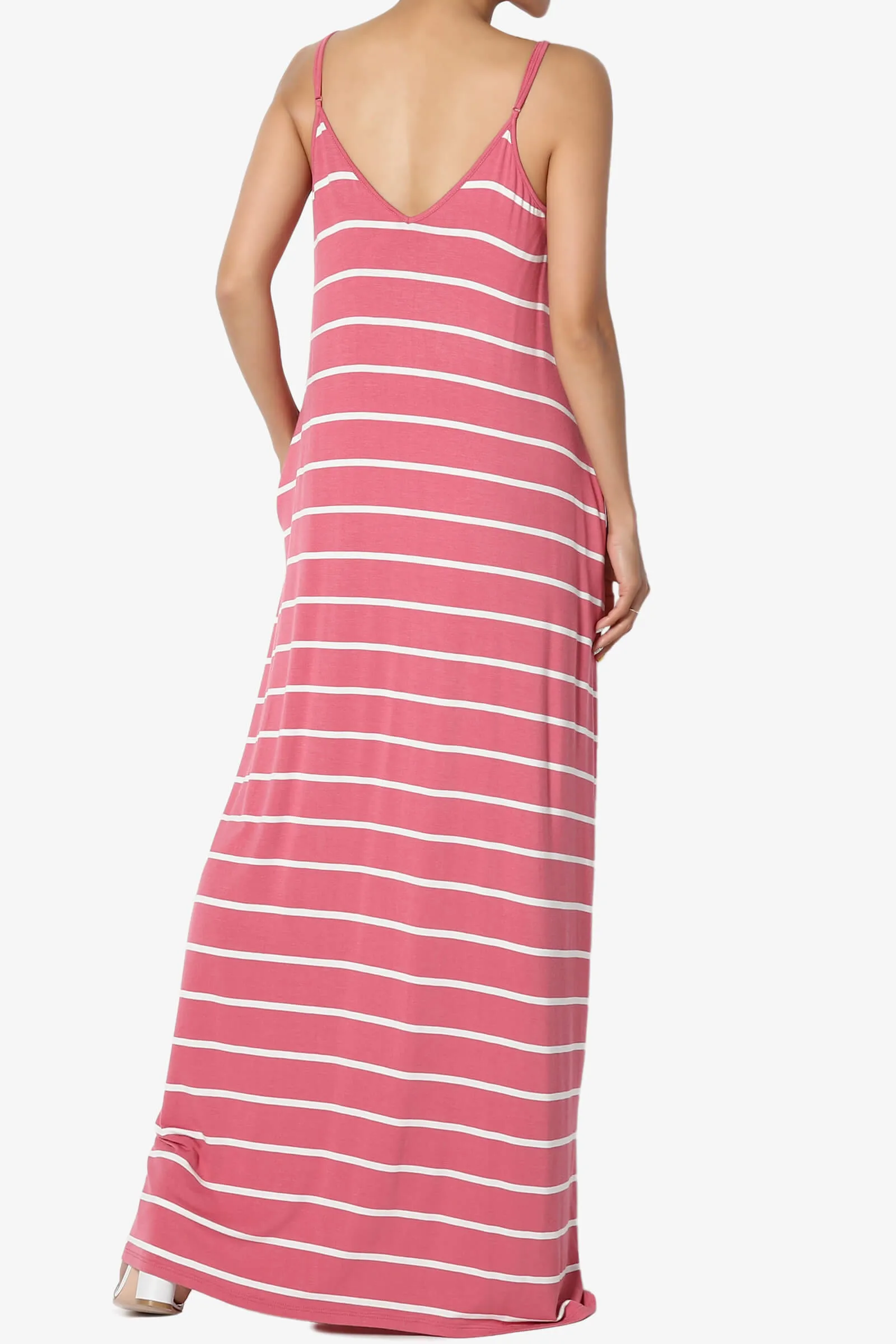 Adilette Striped Cami Maxi Dress