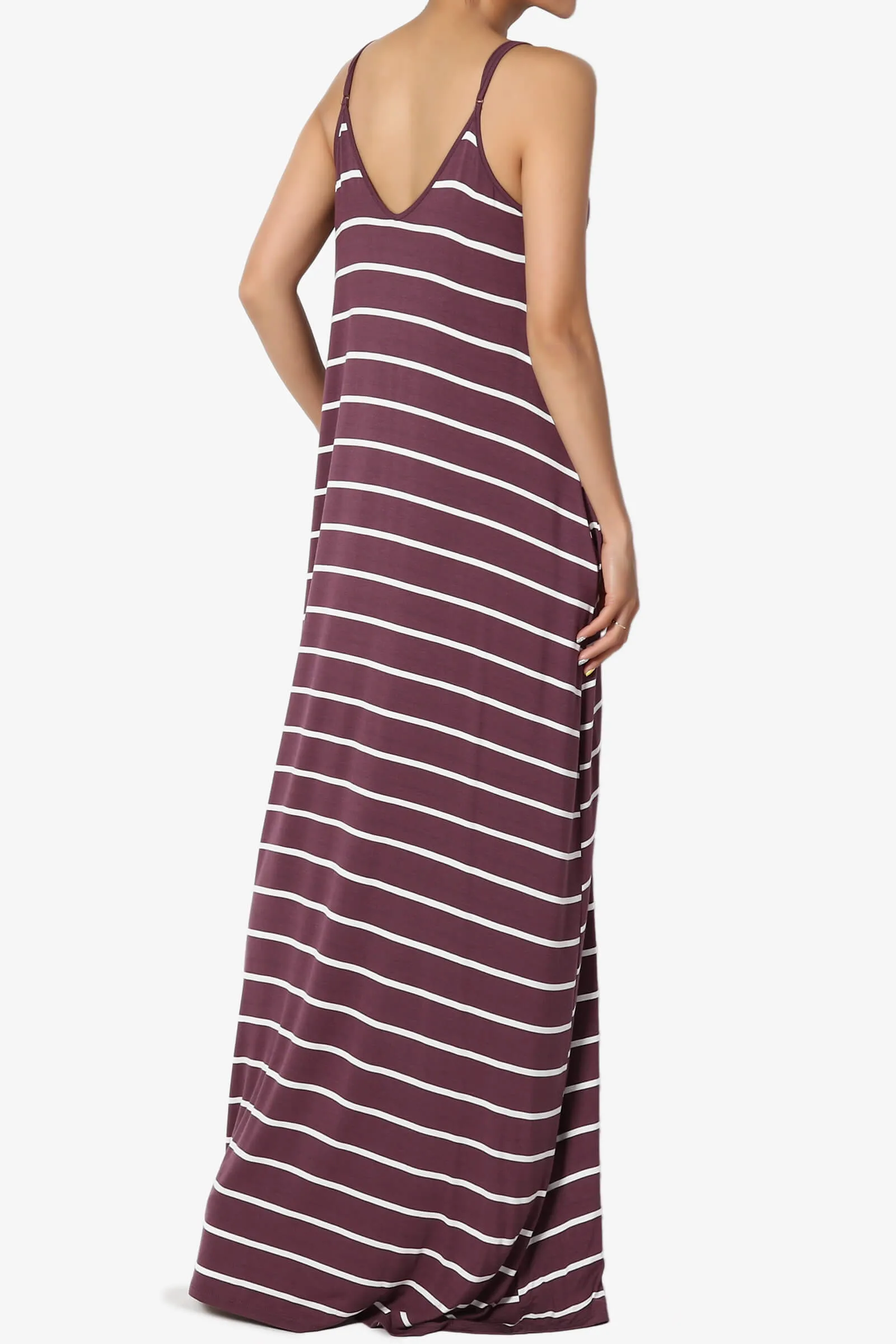 Adilette Striped Cami Maxi Dress