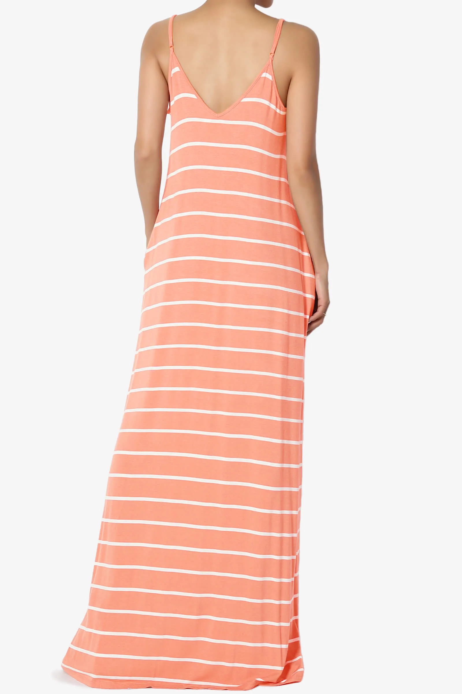 Adilette Striped Cami Maxi Dress