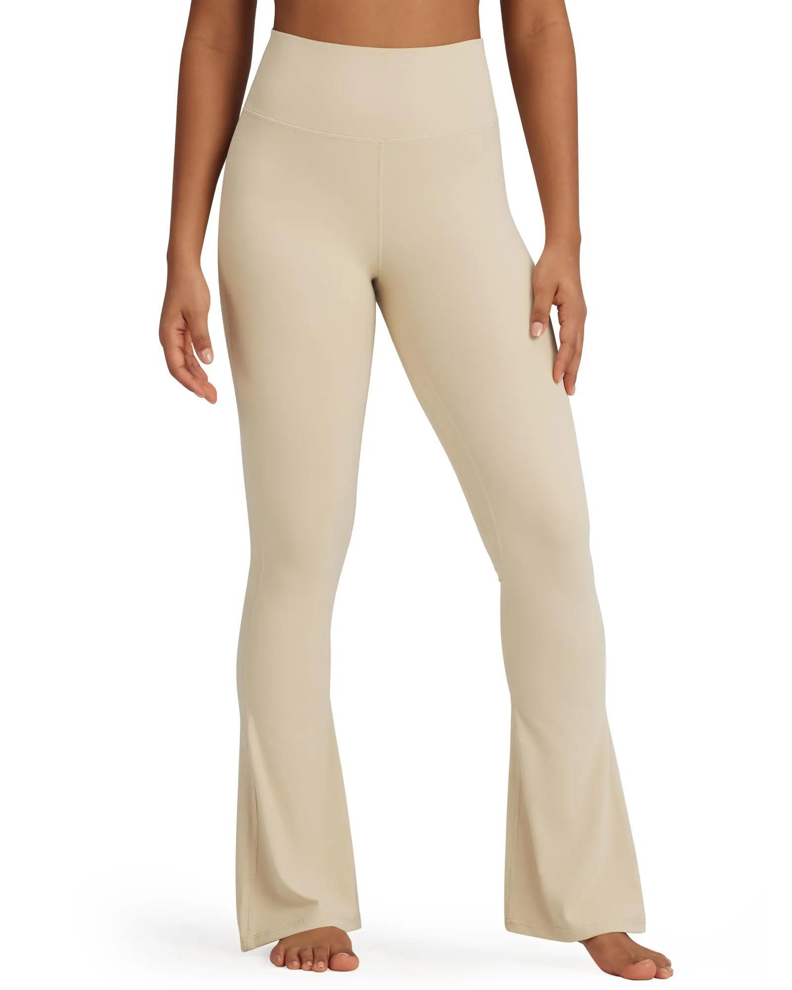 BareFeel Casual High-Waisted Mini Flare Pants