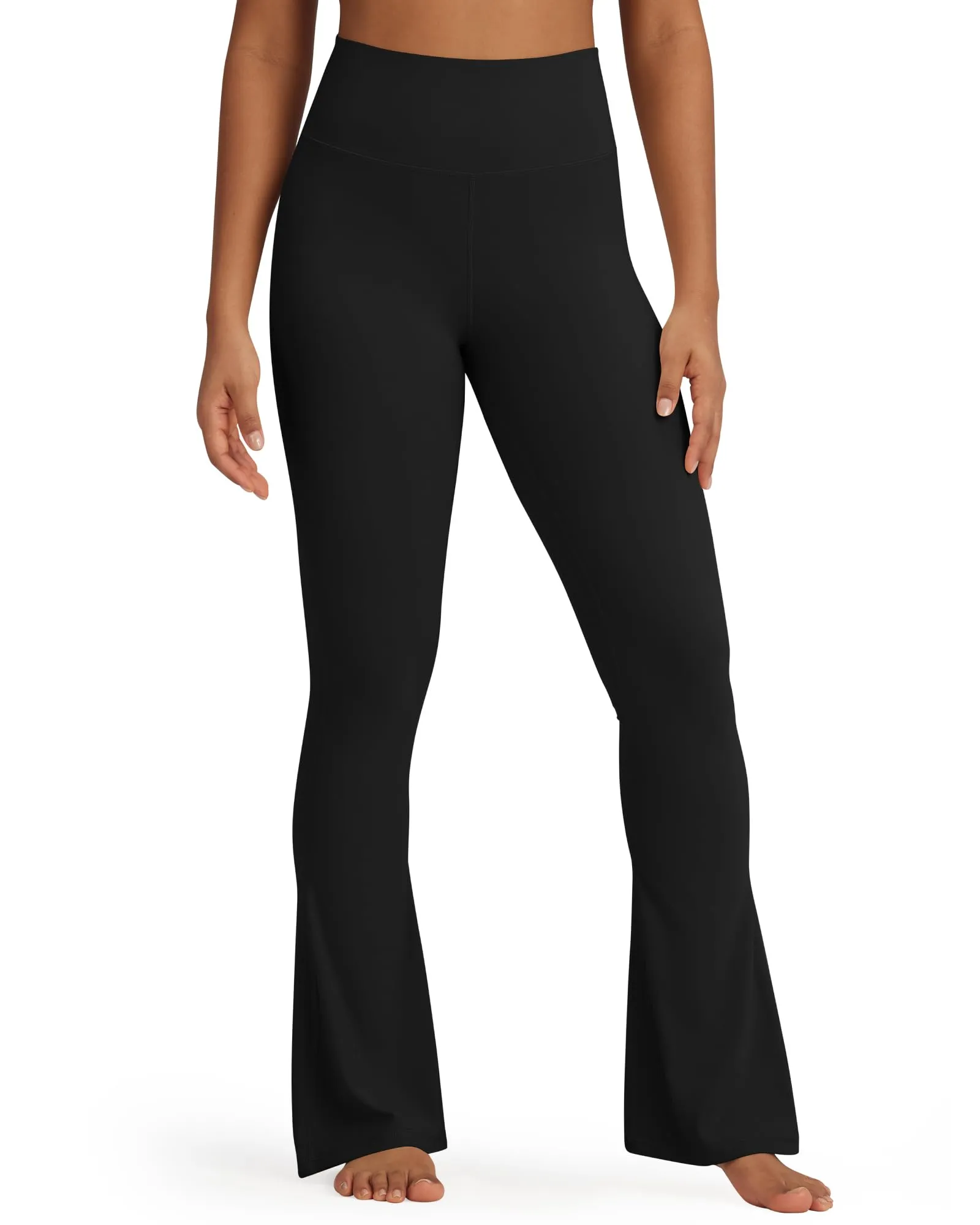 BareFeel Casual High-Waisted Mini Flare Pants
