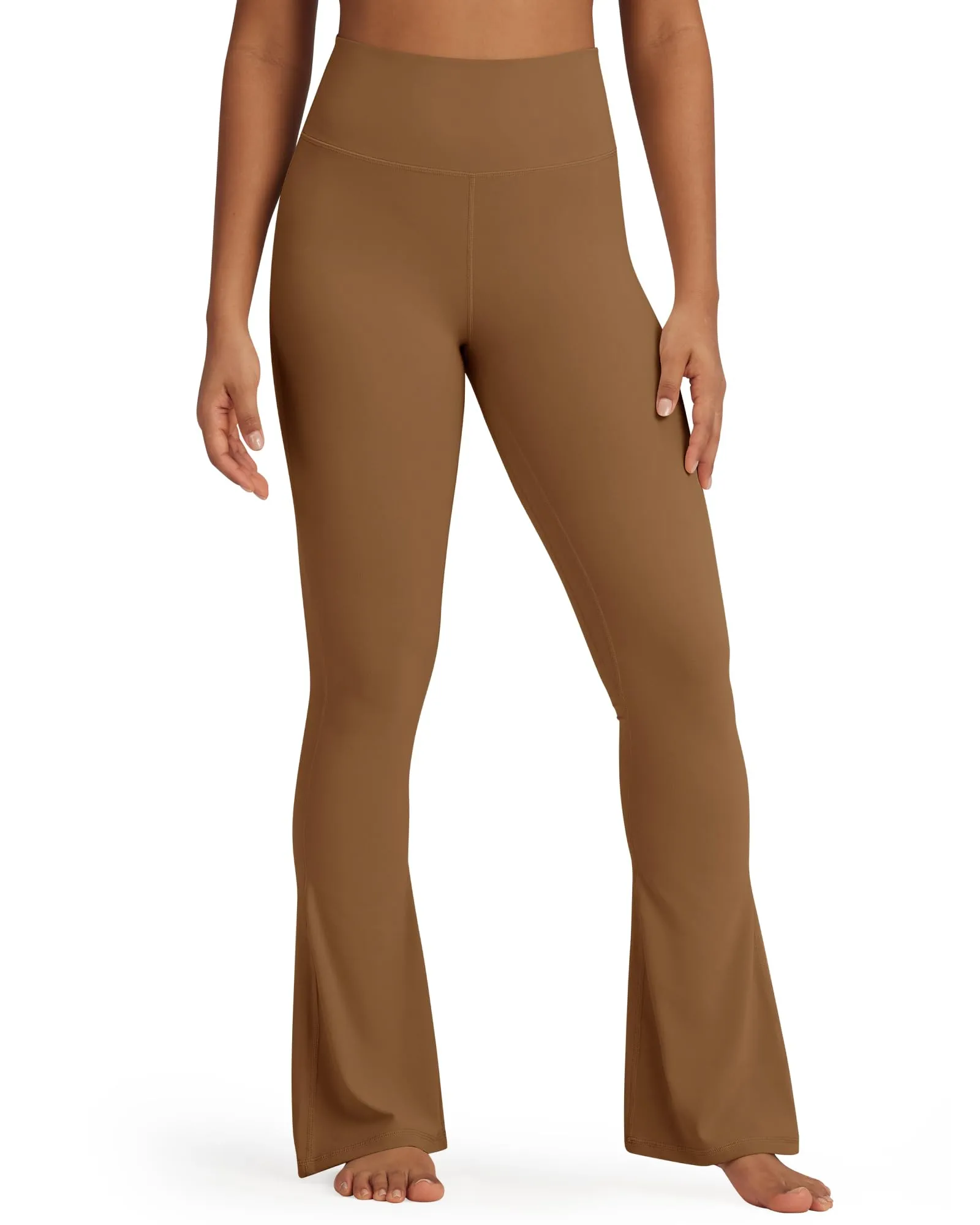 BareFeel Casual High-Waisted Mini Flare Pants