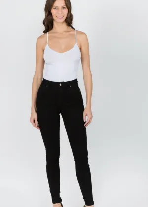 Black Jegging Jeans with Pockets