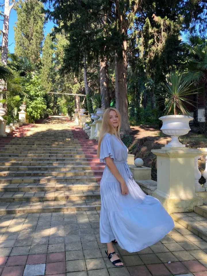 Boho Maxi Dress, Sundress, Kiara in Royal Blue