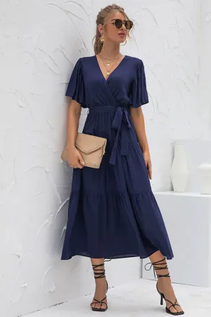 Boho Maxi Dress, Sundress, Kiara in Royal Blue