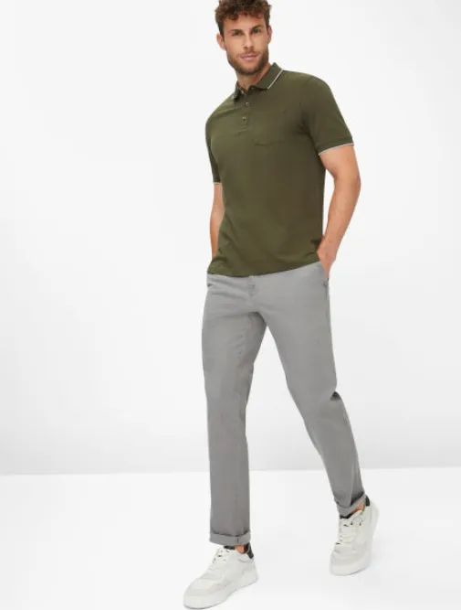 BRAX<BR>
Fabio Trousers<BR>
Indigo, Grey<BR>