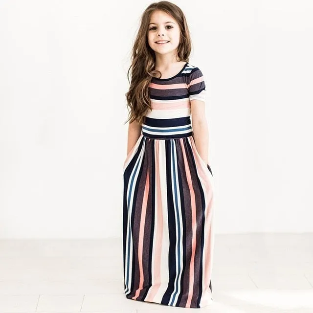 Casual Sundress Outfits Maxi Dress With Pocket