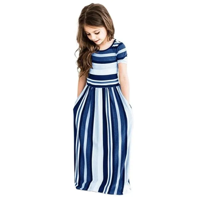 Casual Sundress Outfits Maxi Dress With Pocket