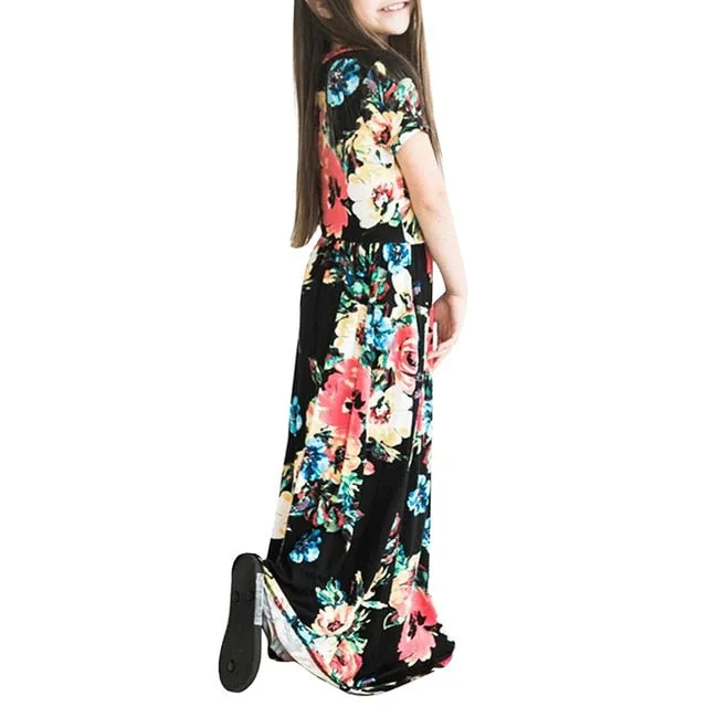 Casual Sundress Outfits Maxi Dress With Pocket