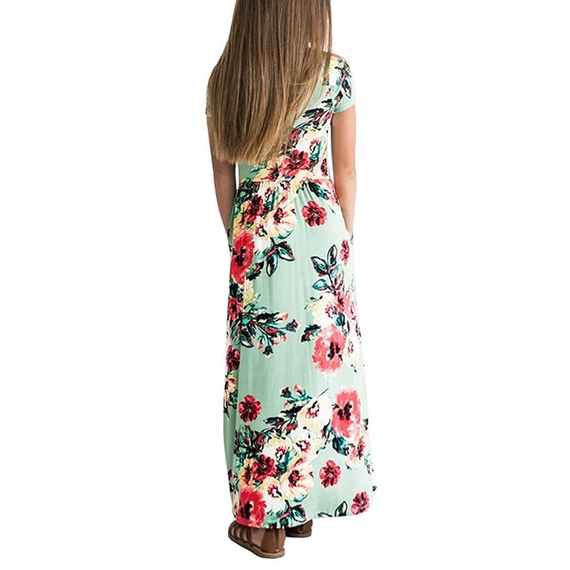 Casual Sundress Outfits Maxi Dress With Pocket