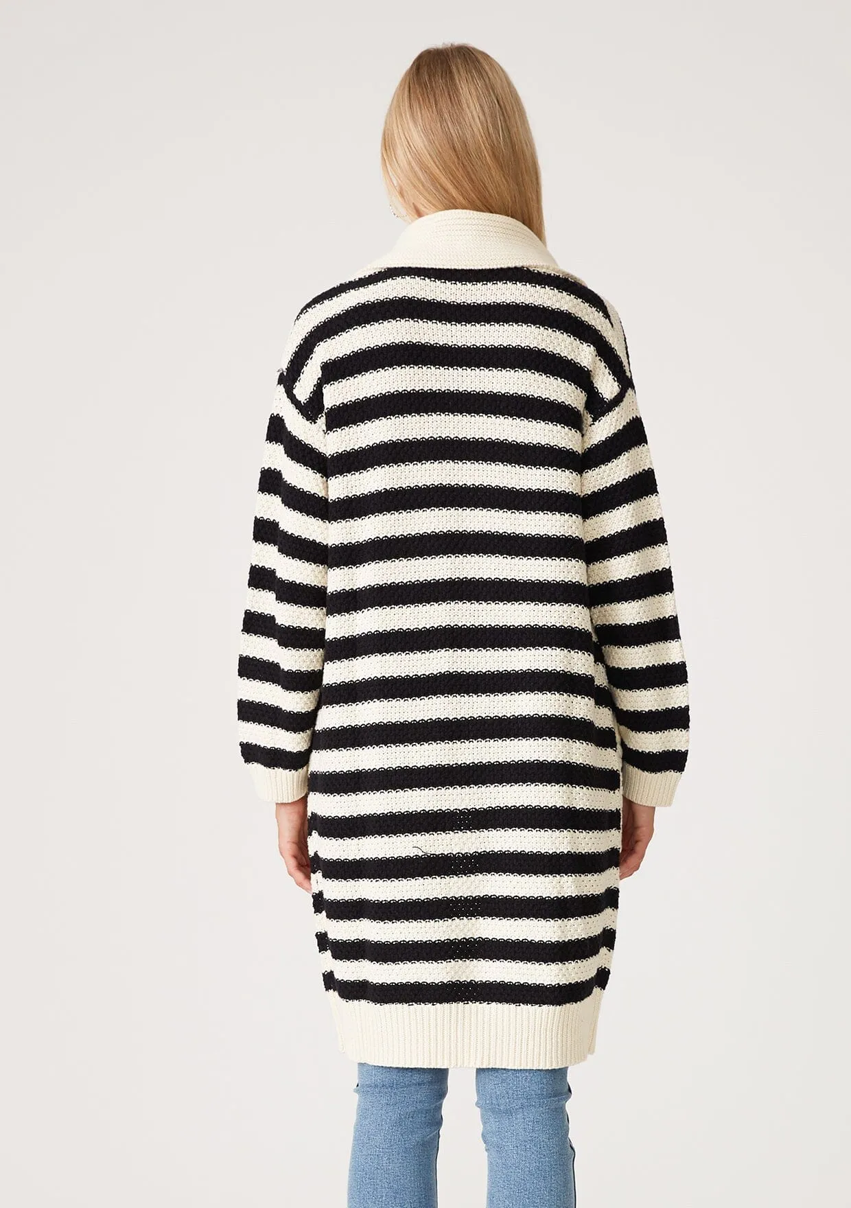 Coastal Striped Cardigan