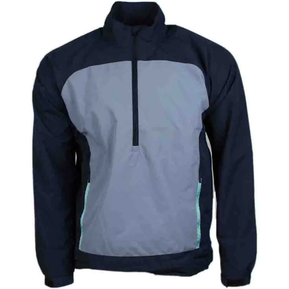 Colorblock Half-Zip Windbreaker Pullover