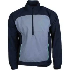Colorblock Half-Zip Windbreaker Pullover