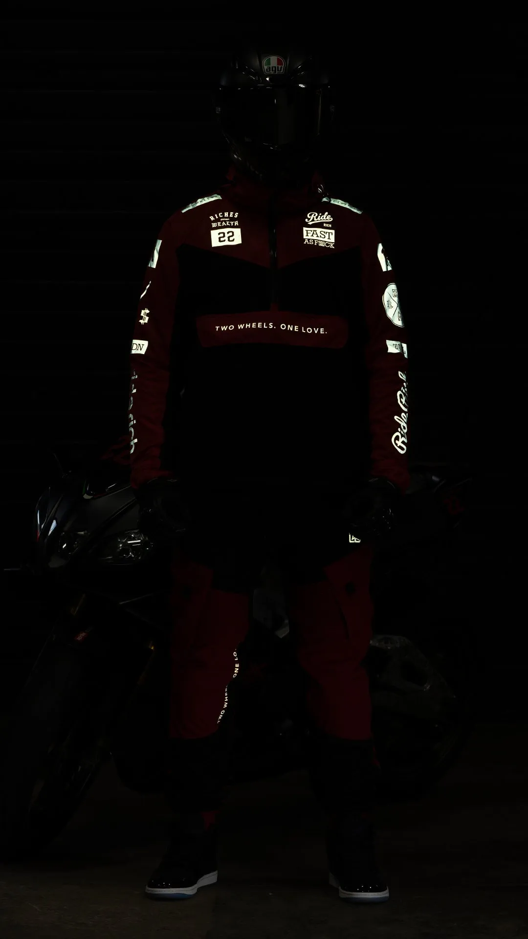 Concord™ V2.Flow™ Mesh Armoured Anorak Jacket {RR GP/Red}