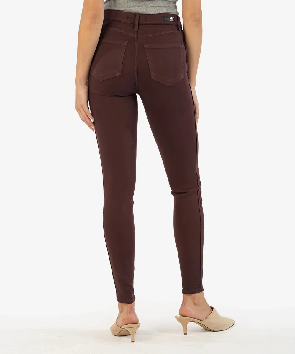 Connie Ankle Skinny Jeans - Plum
