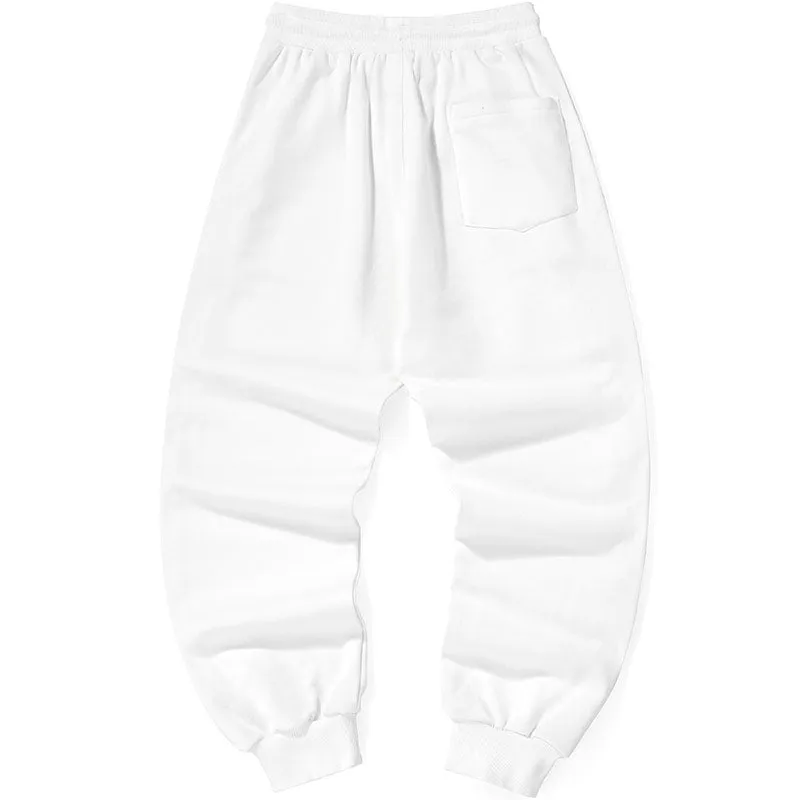 Contrast Color Graffiti Print Jogger Pants