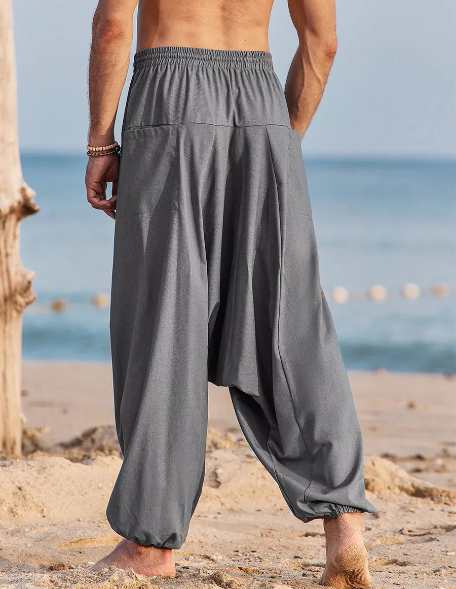 Coofandy Casual Linen Loose-fit Trousers