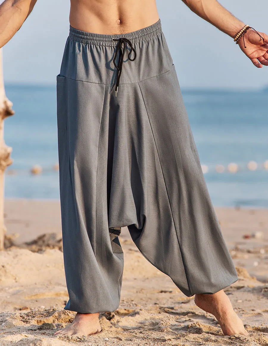 Coofandy Casual Linen Loose-fit Trousers