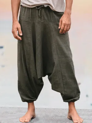 Coofandy Casual Linen Loose-fit Trousers