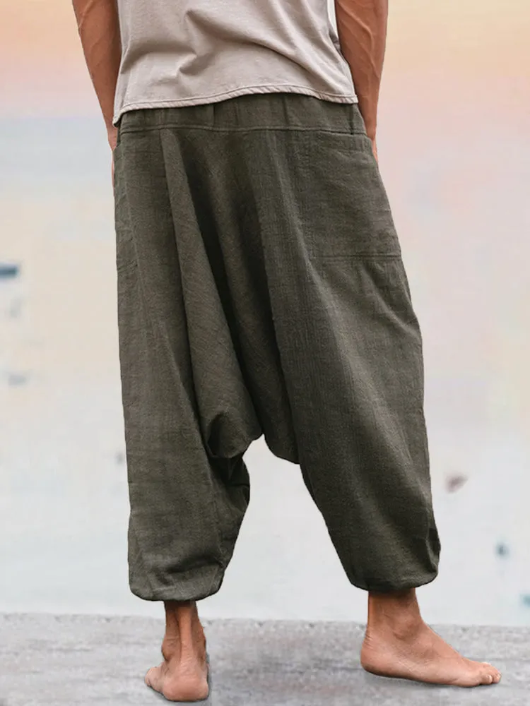 Coofandy Casual Linen Loose-fit Trousers