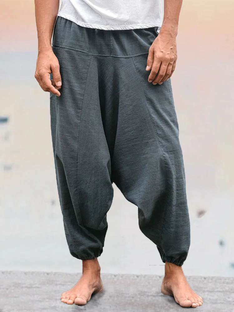 Coofandy Casual Linen Loose-fit Trousers