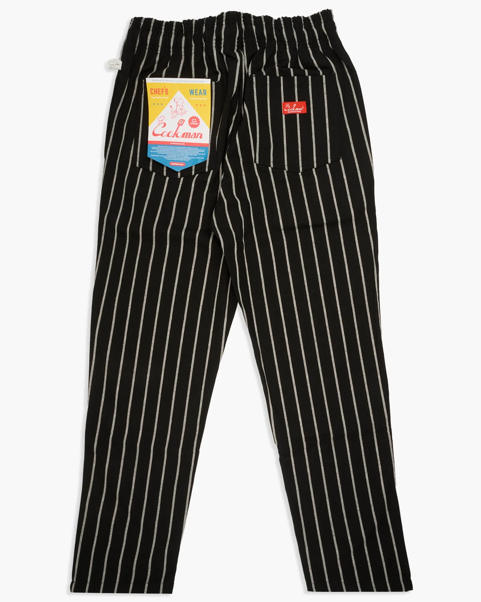 Cookman Chef Pants - Duck Canvas Stripe Black