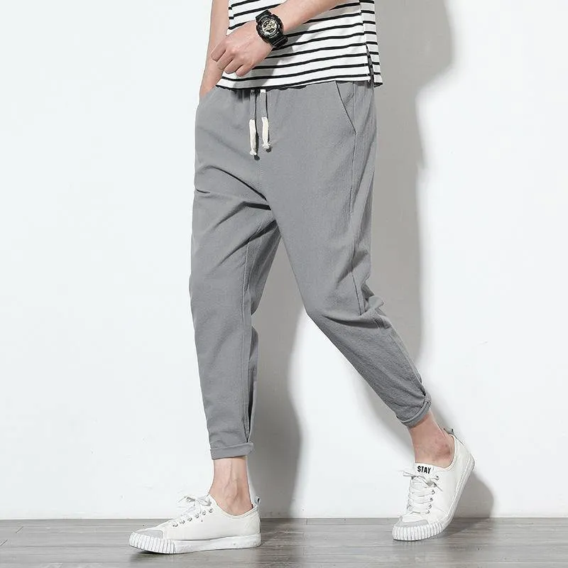 Cotton Slim Fit Trousers