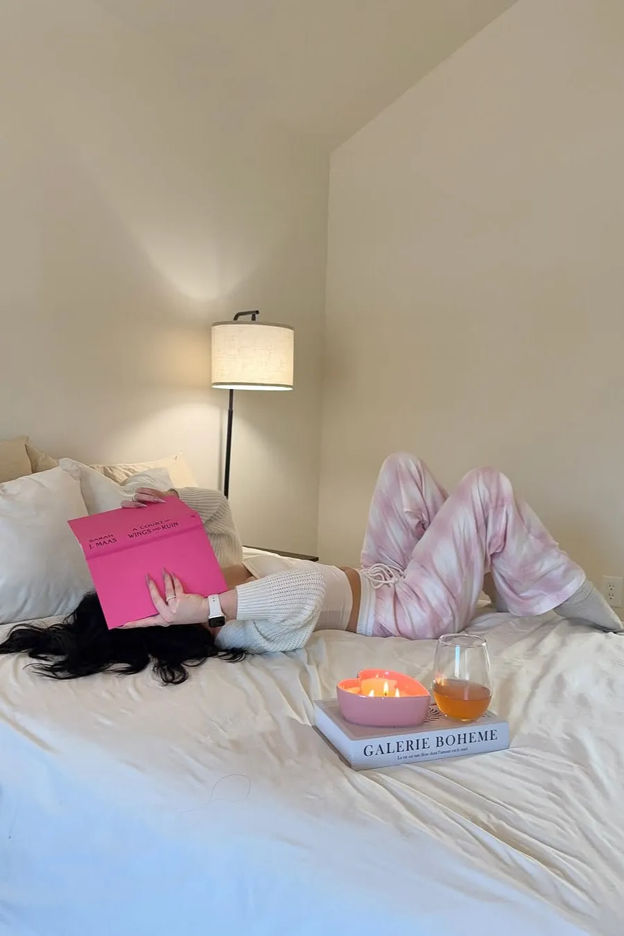 Drawstring Dorm Pant - Pink