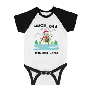 Gaucin Wintery Land BKWT Baby Baseball Bodysuit