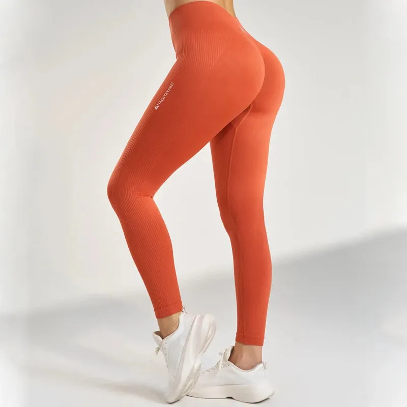 High Waisted Tummy Tightening Elastic Sports Pants for Women
