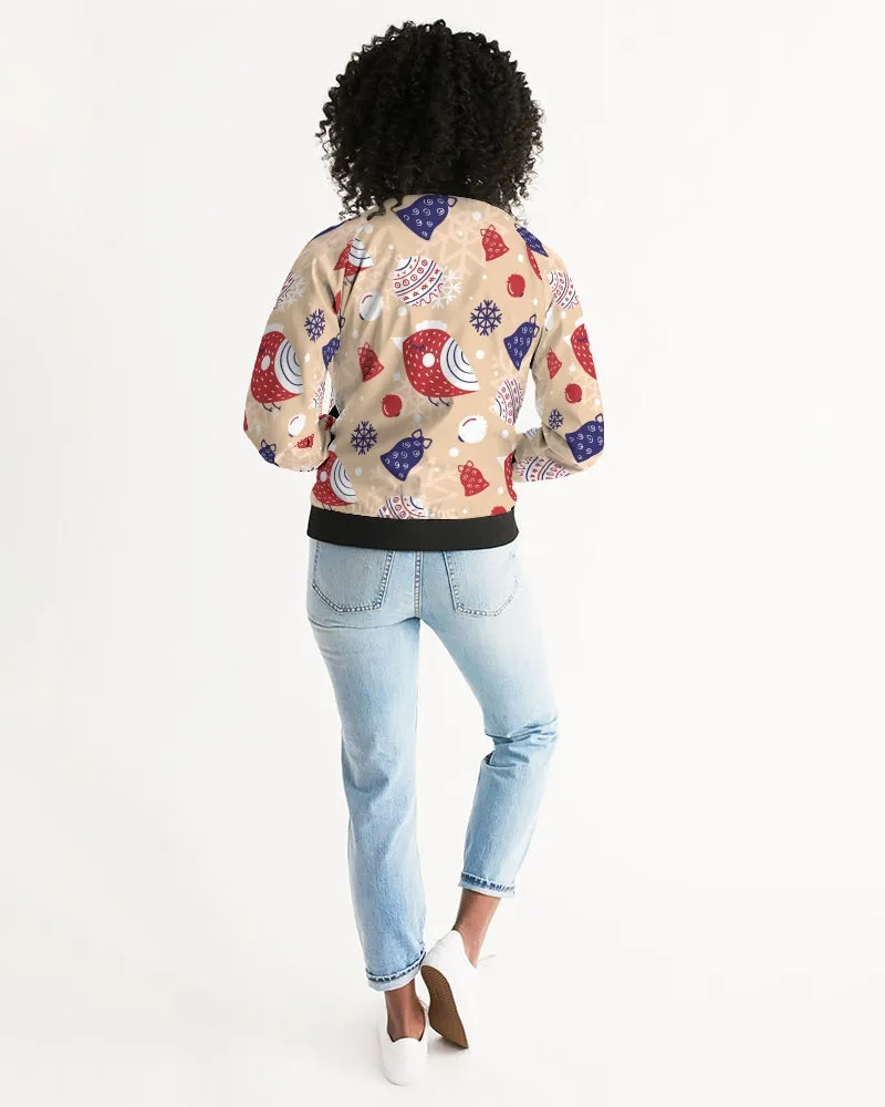 Holiday Joy Women's Bomber Jacket