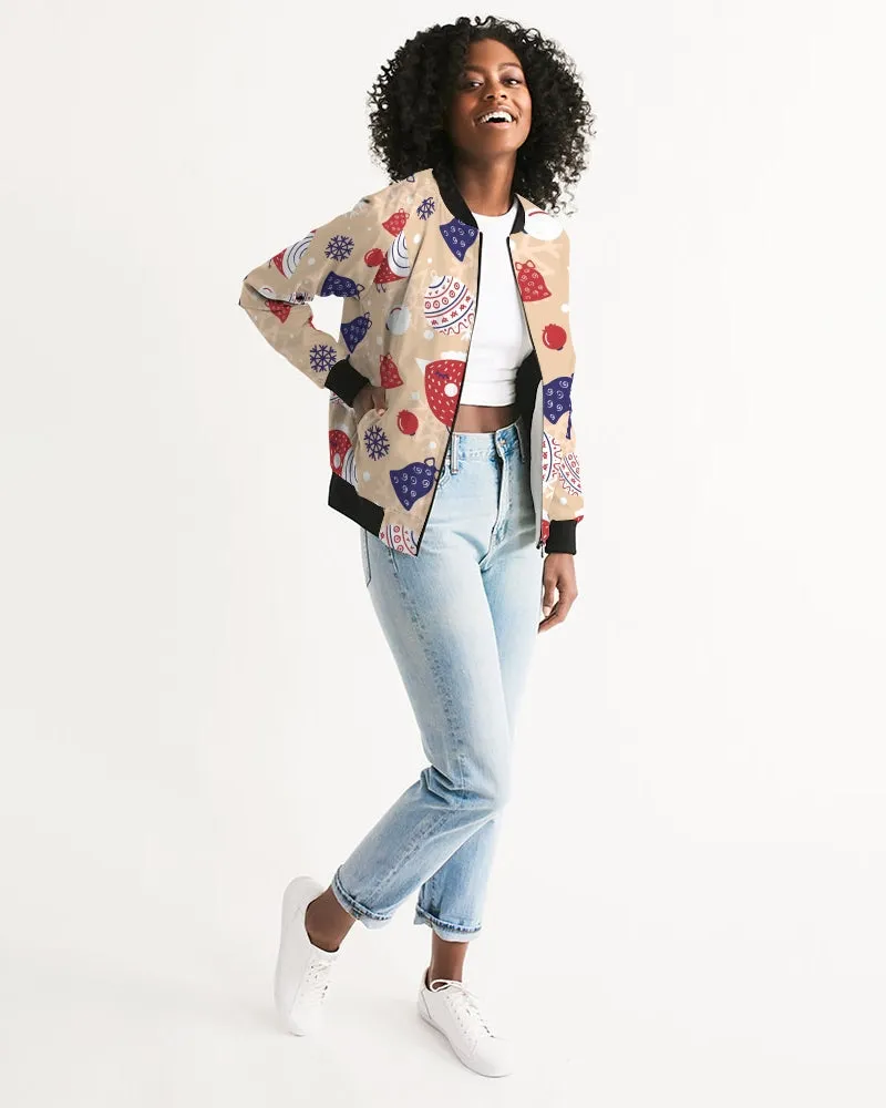 Holiday Joy Women's Bomber Jacket