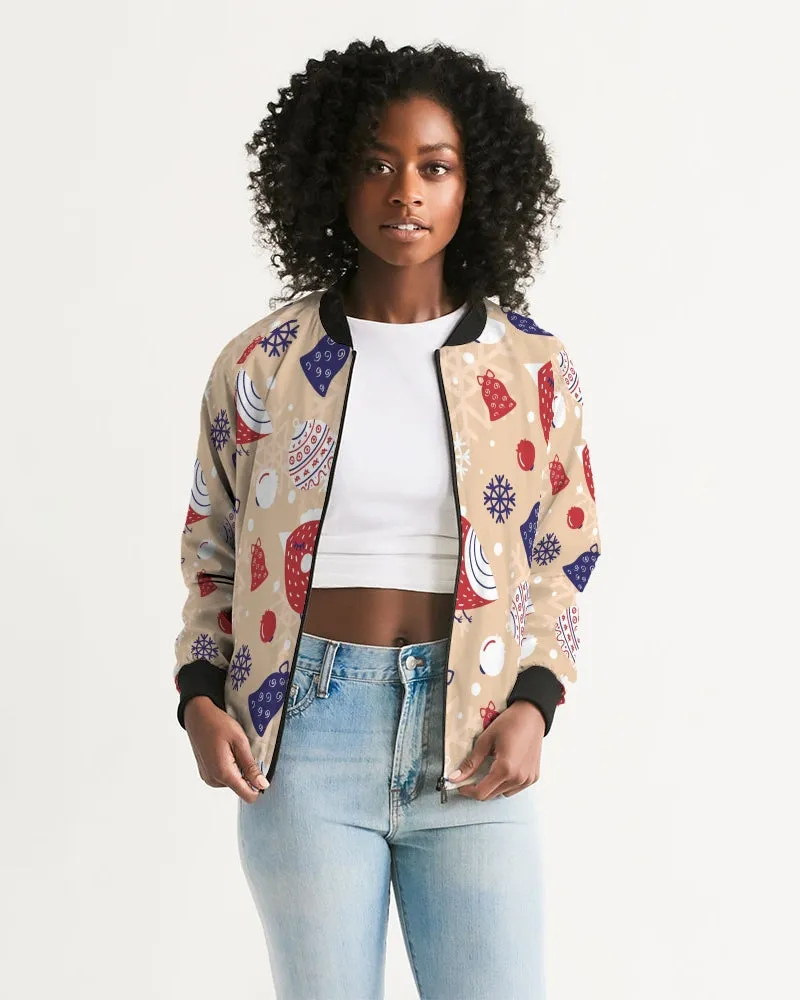 Holiday Joy Women's Bomber Jacket