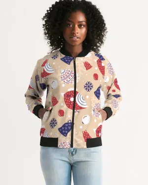 Holiday Joy Women's Bomber Jacket