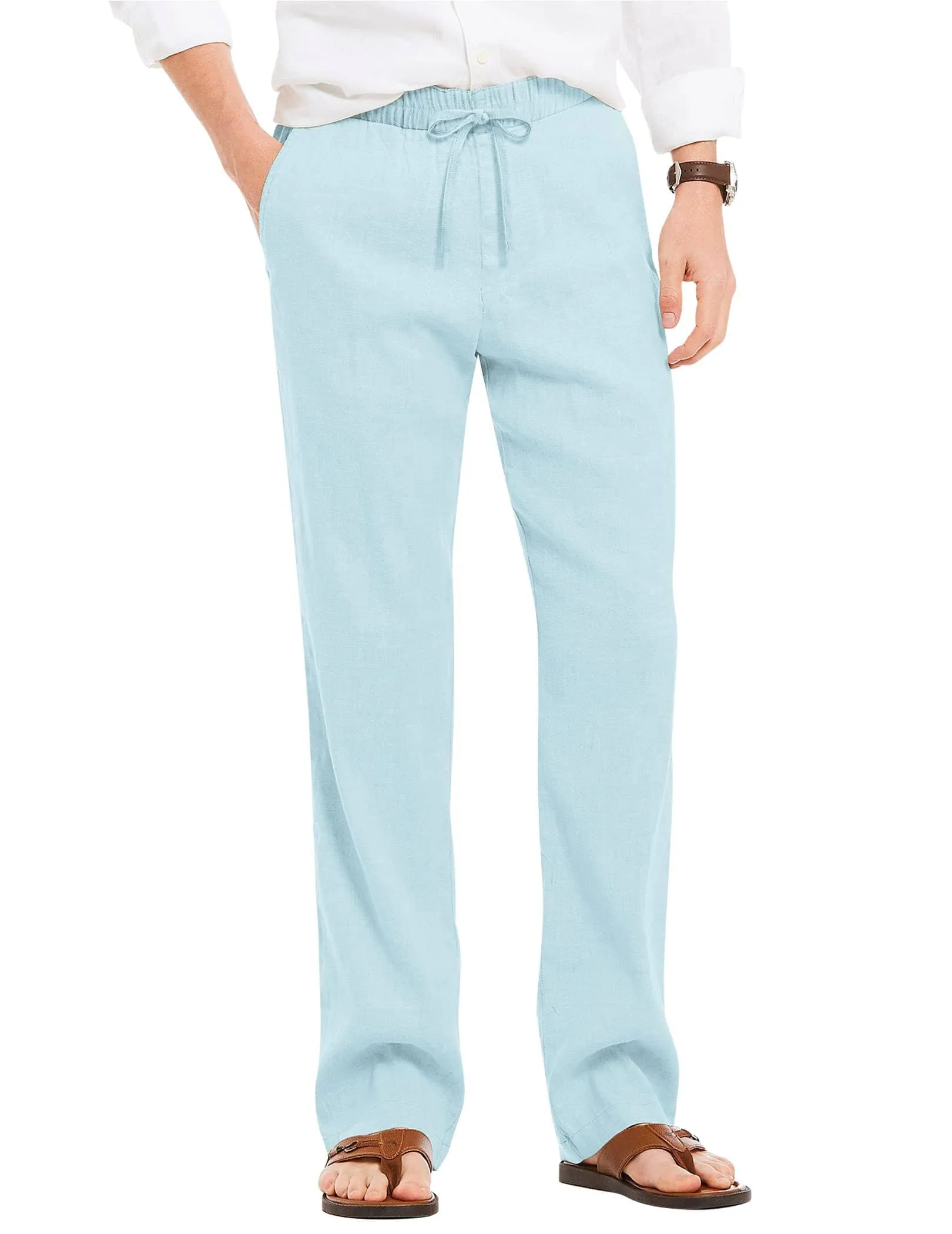 Linen Style Beach Yoga Trousers (US Only)